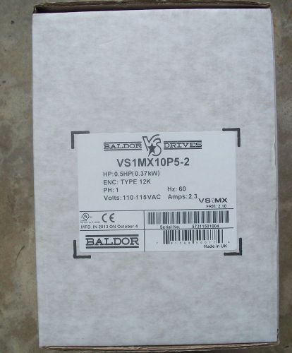 New baldor abb vs1mx10p5-2 ac drive motor speed control 110 volt for sale