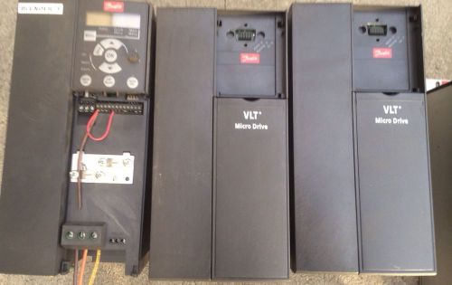 LOT of 3 DANFOSS VLT 132F0058 Micro Drives No Reserve