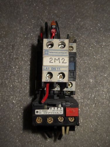 (X12) 1 USED TELEMECANIQUE LC1 D12 10 CONTACTOR W/ LA1-DN11 &amp; LR-D09-305