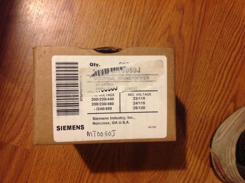 SIEMENS CONTROL TRANSFORMER MT0050J