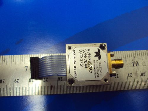 1-QTY  NICE SMA  1-QTY  NICE SMA  teledyne Microwave  FS2787