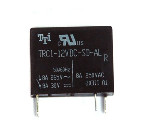 50pc TTi  TRC1-12VDC-SD-AL RoHS Relay SPST 1A Coil=12VDC Load=8A 265VAC