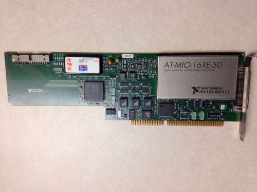 National Instruments Ni AT-MIO-16XE-50 Daq Board Analog In Analog Out Digital IO