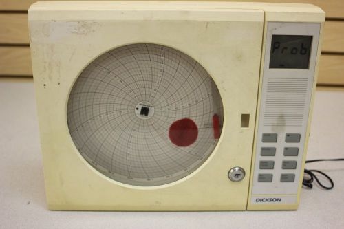 Dickson KTX 8&#034; Chart Recorder w/ Power Adapter - No Probe.