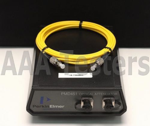 Perkin elmer singlemode pmd451 optical sm fiber attenuator 1550nm pmd-451 for sale