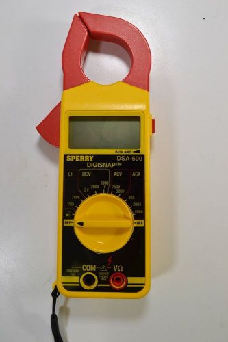Sperrydigisnap dsa600 digital snap-around meter multimeter voltage resistance for sale