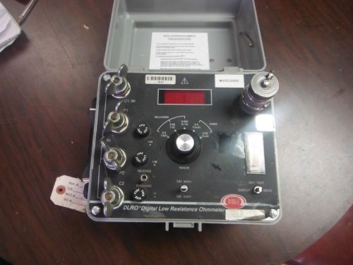 Biddle DLRO Digital Low Resistance Ohmmeter  247000-11