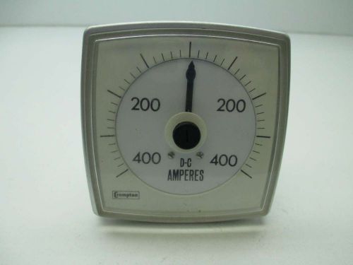 CROMPTON 016-05CA-GBSN 400-0-400A AMP DC AMPERES AMMETER METER D394808