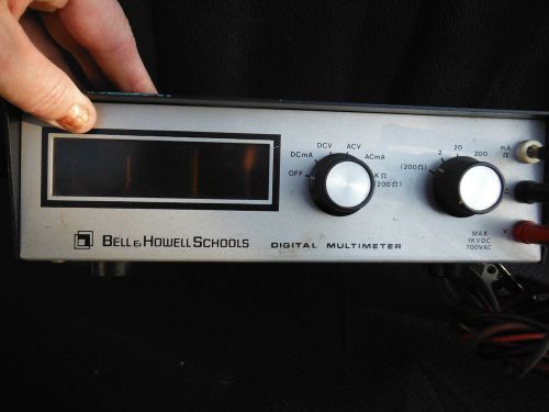 Bell &amp; Howell Schools Digital Multimeter  #IMD 202-2