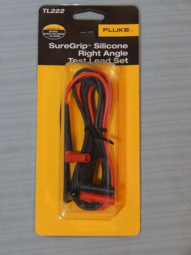 Fluke TL222 SureGrip Silicone Right Angle Test Lead Set