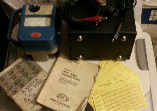 Biddle Megger 210501Ja  Hand-Crank Analog Insulation Meg Tester Meter Electrical