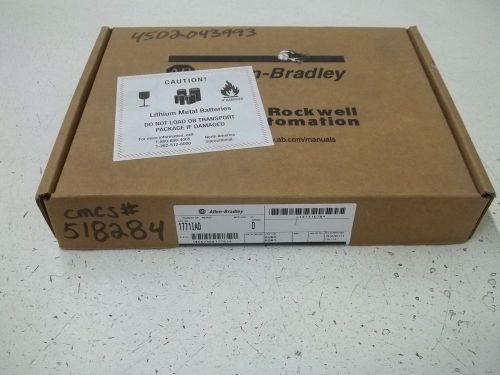 ALLEN BRADLEY 1771-IAD SER.D INPUT MODULE DATE CODE:2010/07/13*FACTORY SEALED*