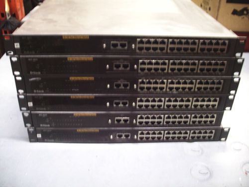 D-LINK DES-3624 TESTED! QUANTITY! 24-PORT 10/100 FAST ETHERNET SWITCH