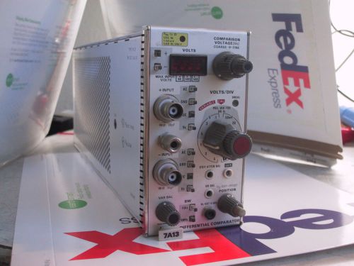 TEKTRONIX 7A13 DIFFERENTIAL COMPARATOR PLUGIN for 7000 series OSCILLOSCOPES