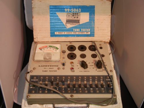 Lafayette 99-5063 Vacuum Tube Tester in original Box