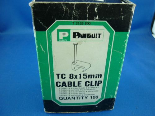 Panduit swedish cable  clips  ( 66 )  tc 8 x 15 mm for sale