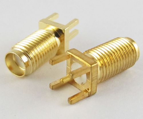 10 pcs SMA RF Female Board Mount Coaxial Connector SL