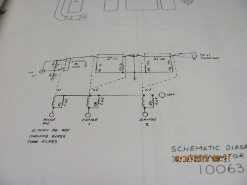 CHRONETICS MANUAL 1012: Programmable Pulse Generator - Instruction schems #18848