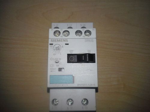 SIEMENS MOTOR PROTECTOR 3RV1011-1JA15