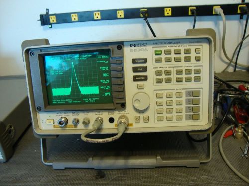 HP Agilent 8560A Spectrum Analyzer 50 hz to 2.9 ghz CALIBRATED w/ Tracking Gen!