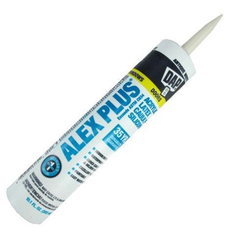 10.1 oz. Cartridge Antique White Acrylic Latex Caulk Plus Silicone