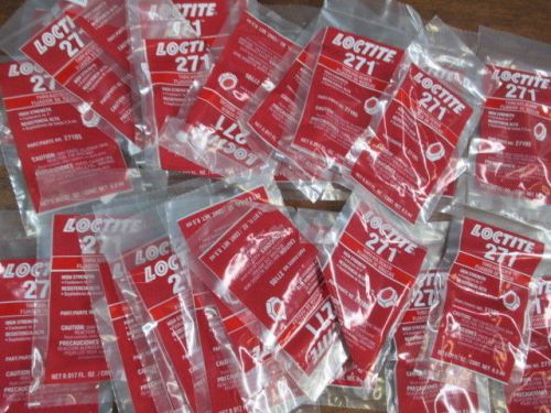 New lot of 30 loctite 271 threadlocker .5ml capsule for sale