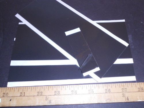 3M 4929 BLACK .025 VHB DOUBLE STICK MOUNTING SHEETS 3&#034; X 8&#034;  3 SHEETS