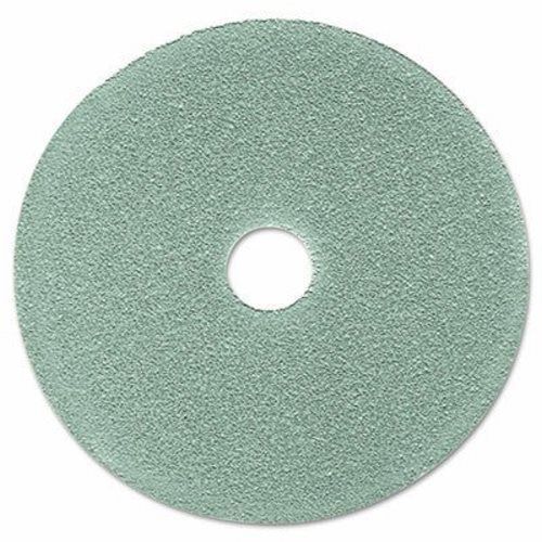 3m Burnish Floor Pad 3100, 19&#034;, Aqua, 5 Pads/Carton (MMM08752)