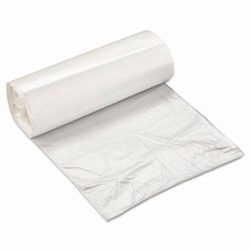 8-10 Gallon Clear Trash Bags, 24x24, 5mic, 1,000 Bags (IBS EC2424N)