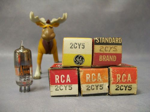 2CY5 Vacuum Tubes   Lot of 5  GE / RCA / Standard Brand