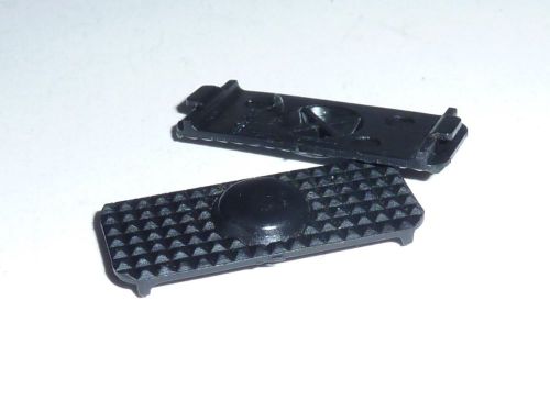 2- Motorola NMN6244B Speaker Microphone Mic Key Button Cover Plate Used