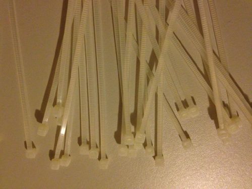 8&#034; Nylon ties, cable ties, ties, white nylon ties 200 pcs/bag