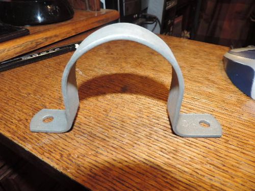 Pipe Strap, 2 1/2&#034;  NEW!! 6&#034; L x 3&#034; H x 3&#034; inside dia x 1/8&#034; thick x 1&#034; W