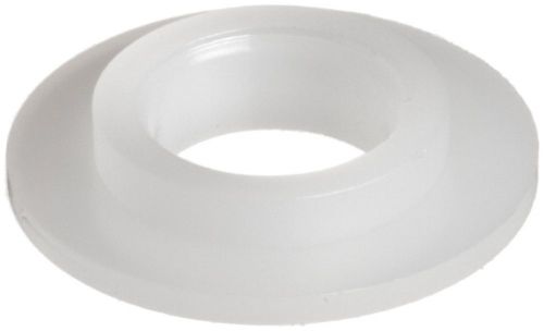 Nylon 6/6 Shoulder Washer, #10 Hole Size, 0.2010&#034; ID, 0.0500&#034; Length Pack of 100