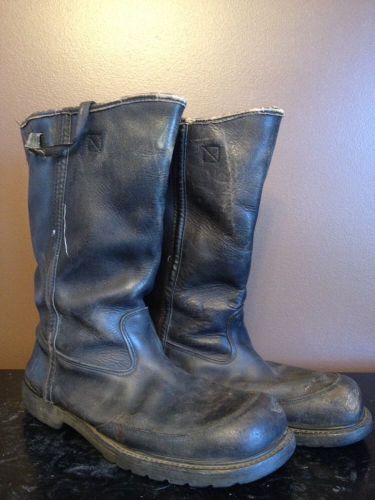 Pro Warrington Hybrid Firefighter All Leather TurnOut Bunker Boot Size 12 E