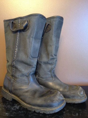 Pro Warrington Hybrid Firefighter Leather/Kevlar TurnOut Bunker Boot Size 10 E