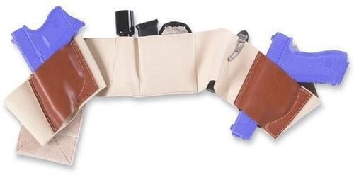 Galco Belly Band Underwraps Holster Khaki Sm (30-34) UWKHSM