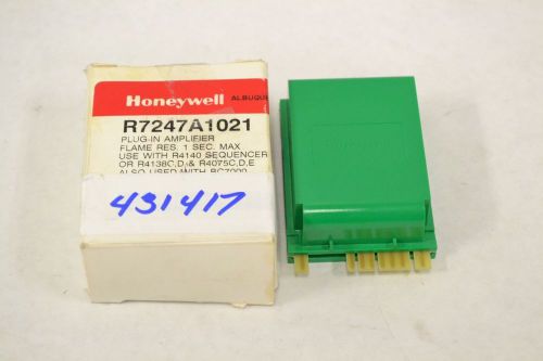 HONEYWELL R7247A1021 R7247A-1021 FLAME RESISTANT 1 SEC PLUG IN AMPLIFIER B302405