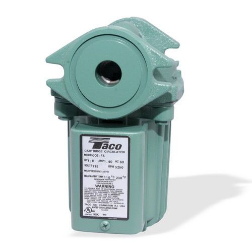 Taco Model 009 (009-F5) Cast Iron High Velocity Cartridge Circulator Pump