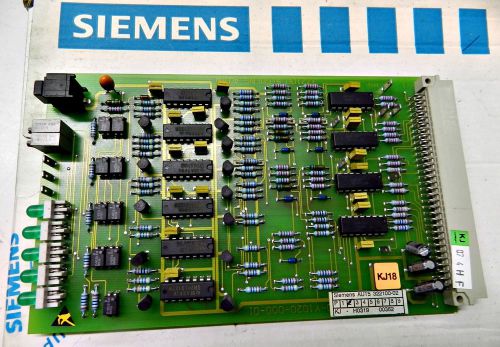 SIEMENS ANTI CRASH BOARD 322100-02