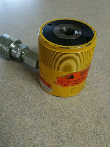 ENERPAC RWH121 HYDRAULIC HOLLOW PLUNGER CYLINDER, 12-TON, 700-BAR