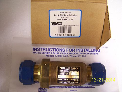 Watts backflow preventer for sale