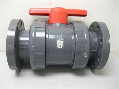 4&#034; 150# Spears PVC Flanged Ball Valve 2323-040 NEW D15 (1718)