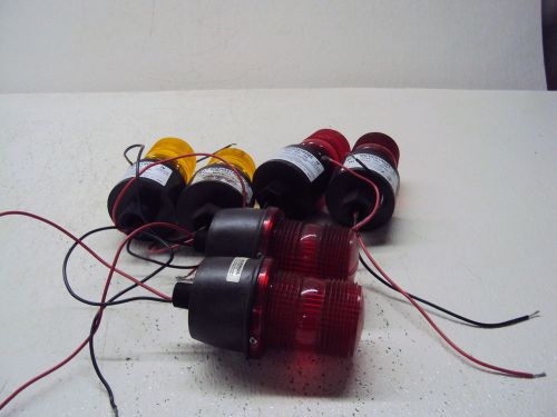 Tomar microstrobe 111 490s-1280 signaling light &amp; lp3 stream line lot of 6  used for sale