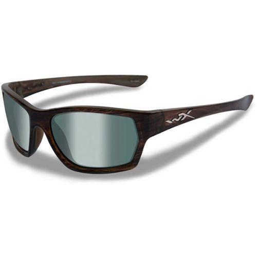 Wiley X SSMOX04 Moxy Olive Stripe Frame Polarized Platinum Flash Lens