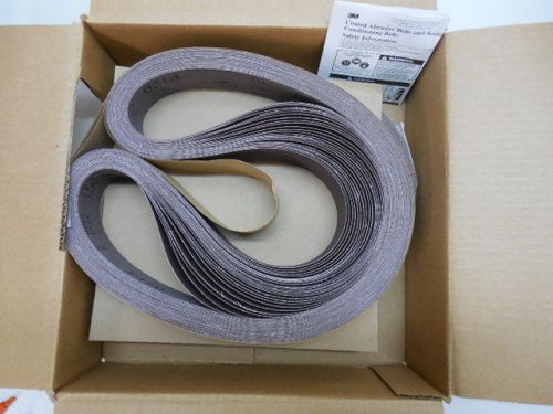 box of 50 3M Sanding Belts P120 grit 2&#034; x 60&#034;  60-4401-9693-3