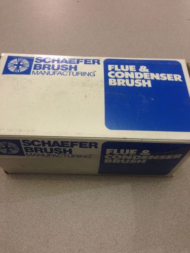 NEW IN BOX SCHAEFER 3-1/4&#034; FLUE &amp; CONDENSER BRUSH