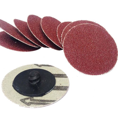 100- 3&#034; roloc a/o quick change sanding disc aluminum oxide 120 grit for sale