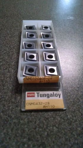 TUNGALOY CNMG 432 AH110 / CNMG 120408-28 CARBIDE INSERTS