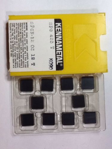 Kennametal spg423t k090 ceramic milling inserts - box of 10 nos for sale